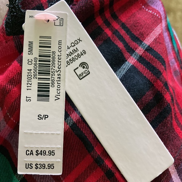 Victorias Secret flannel v neck nighty - Picture 3 of 3